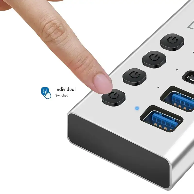 LOGILINK USB sadalītājs 4 porti USB 3.2 Gen1 Photo 7