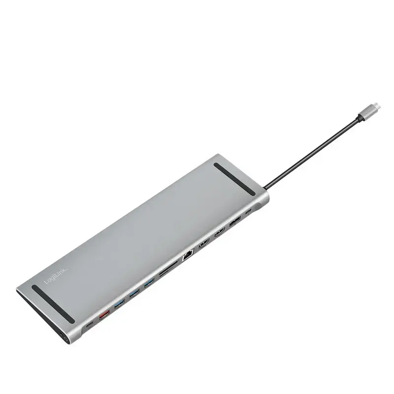 LOGILINK UA0411 USB 3.2 Gen2 USB-C док-станция 12 портов Photo 2