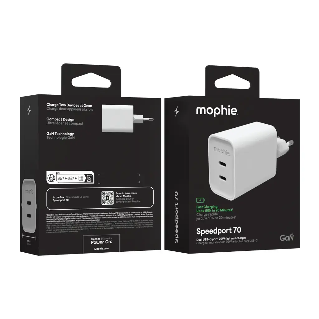 Zagg mophie Speedport 70 AC Fast Charger Photo 8