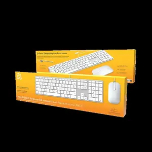 Keyboard and Mouse Set Zagg Wired USB-C Apple Silver UK layout