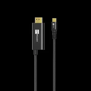 DisplayPort cable ER ERPW1CDP-BK — ER DisplayPort cable, 1x connector (model ERPW1CDP-BK)