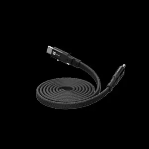 Flat Magnetic Cable ER ERPW2CFM-BK — flat magnetic charging/data cable, black