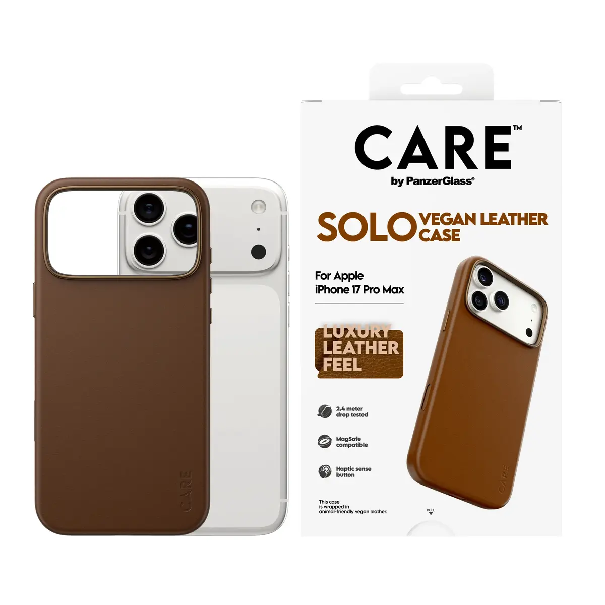 PanzerGlass CARE Solo Case Brown — чехол iPhone 17 Pro Max Photo 2