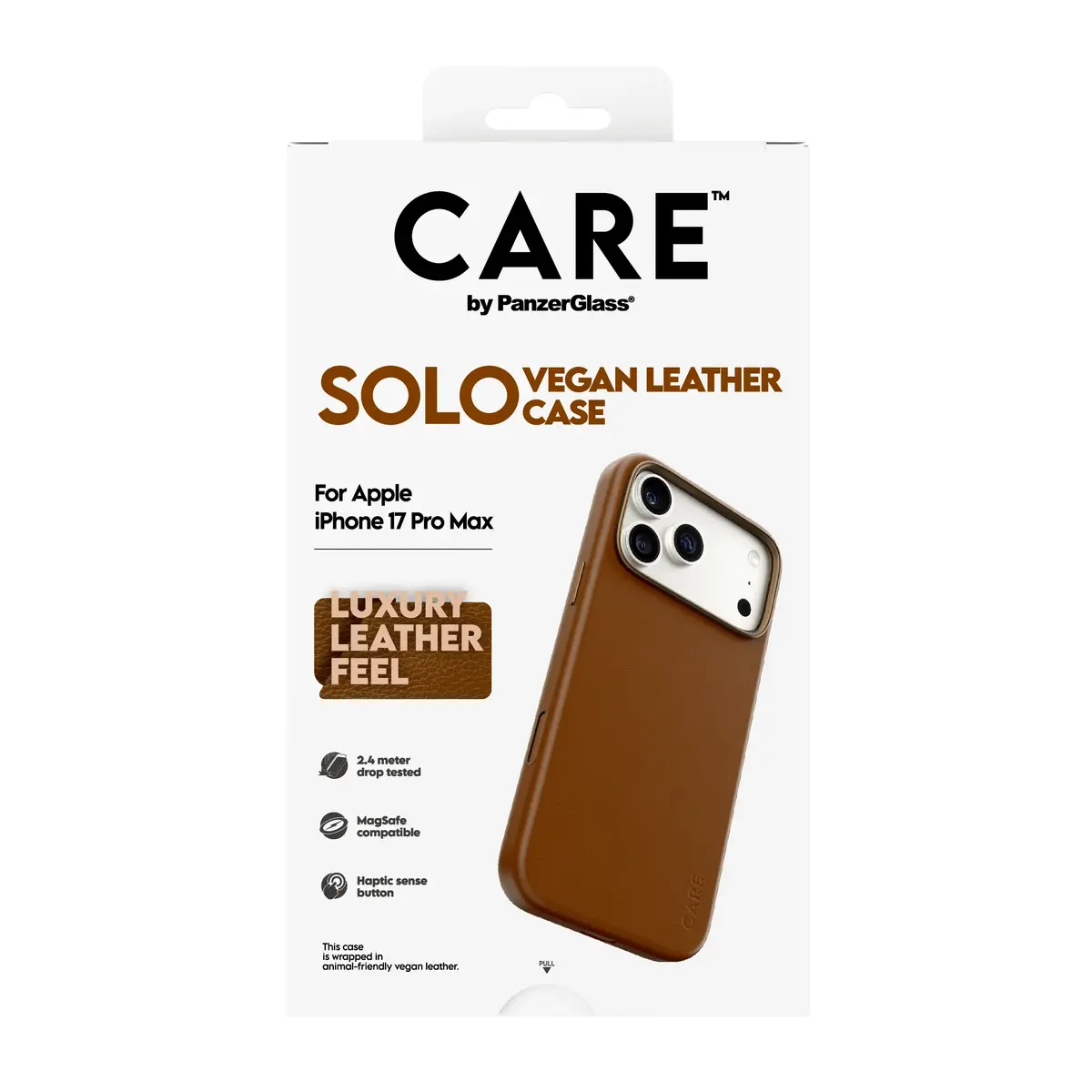 PanzerGlass CARE Solo Case Brown — чехол iPhone 17 Pro Max Photo 3