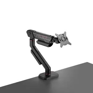 Monitor arm ASUS AAS01R for screens up to 124.5 cm (49") — clamp/grommet mount, 13.5 kg capacity, VESA 100x100, height adjustable, swivel -90°–90°, tilt -25°–80°