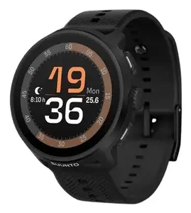 Sporta pulkstenis Suunto Run 46 mm — 3.35 cm (1.32") AMOLED 466×466 px skārienekrāns, GPS, 4 GB, ūdensizturīgs 50 m, silikona siksniņa