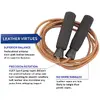 Tomaz Sport JumpLeader кожаная скакалка 2,8 м Photo 4