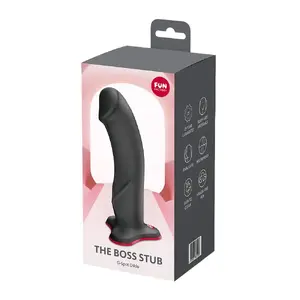 Dildo Fun Factory The Boss Stub — silicone, suction cup, 18.2×9×8.4 cm