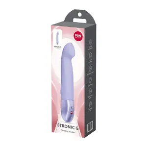 Вибратор Fun Factory Stronic G Pastel — тянущий пульсатор, силикон/ABS, перезаряжаемый, водонепроницаемый, 21.3×4.9×3.7 см, 287 г