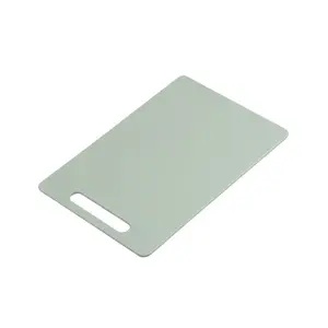 Cutting board KESPER 28.5×19.5×0.5 cm, light green, plastic