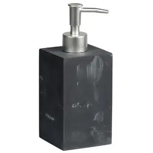 Дозатор для мыла KESPER H18,5 см, черный, полирезин