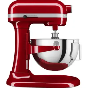 Планетарный миксер KITCHENAID 5KSM55SXXEER — 325 Вт, чаша 5,2 л из нержавеющей стали, красный