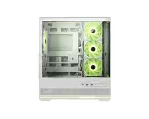 Computer case MSI MAG PANO 110R PZ WHITE Midi Tower, ATX, 225×420×485 mm, supports 3×120mm side + 1×120mm rear fans