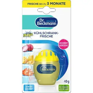 Освежитель для холодильника Dr. Beckmann Fridge Freshness MR.MAGIC 40 г, лимон, гелевый состав