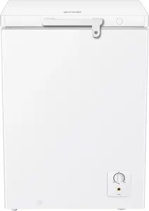 Chest Freezer Gorenje FH10E4W5, Energy class E, Free-standing, Net capacity 97 L, White