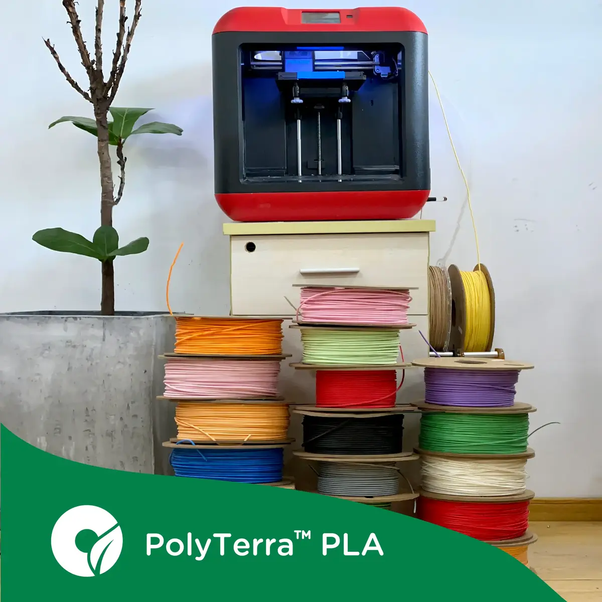 Polmask PLA 1,75 мм Cotton White — 3 кг Photo 7
