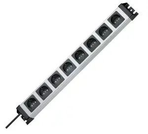 Удлинитель Heinrich Kopp 226920014 — кабель 1.4 м, 8 розеток Type F, 16 A, 250 V (для помещений)