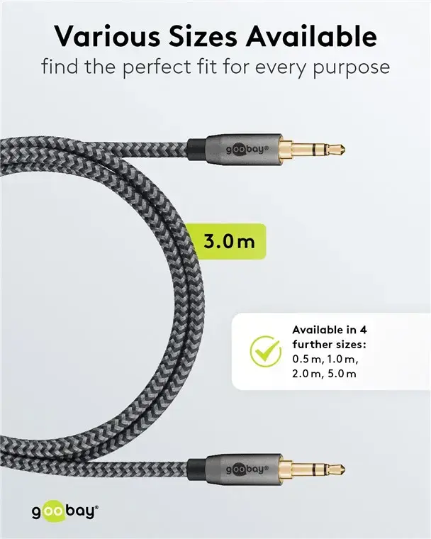 WENTRONIC Goobay 65275 3 m 3.5 mm TRS audio cable Photo 4