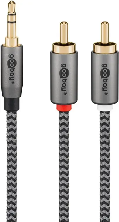 WENTRONIC Goobay 65290 3,5 mm–2×RCA audio kabelis 5 m Photo 2
