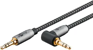 Audio cable Goobay (WENTRONIC) 3.5mm TRS — 2 m, gold-plated contacts, copper, magnetically shielded