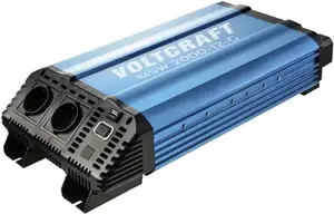 Power inverter Voltcraft MSW 2000-12-G — 2000 W, input 12 V DC, output 230 V AC