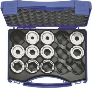 Presēšanas ieliktnu komplekts Klauke A22 A22SET, 11 daļas priekš 10–300 mm², plastmasas kārba