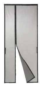 Mosquito net door Renkforce RF-6683266 — Black, 900×2100 mm, 765 g
