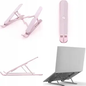 Laptop stand Jcpal iStand XStand Ultra Compact (pink) — foldable portable stand for notebooks