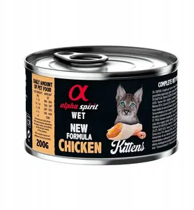 Влажный корм для котят alpha spirit Karma Chicken 200 г