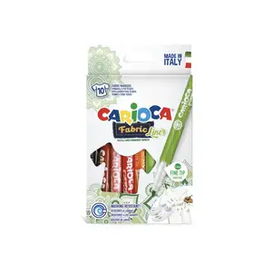 Фломастеры Carioca 42909 — набор 10 цветов, наконечник 2.6 мм, в подвесной коробке