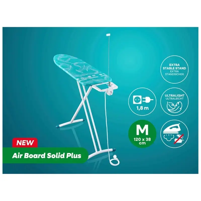Гладильная доска Leifheit Air Board M Solid Plus 120x38 см Photo 2