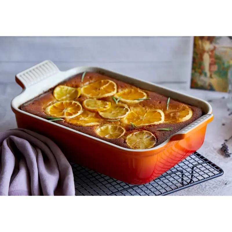 Le Creuset Heritage прямоугольная керамика 19×14 см Photo 5
