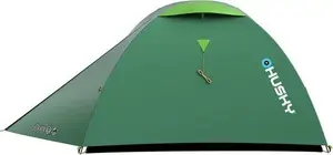 Палатка HUSKY BIZAM 2 PLUS — туристическая 2-местная, зелёная