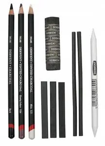 Pencils Mga Derwent charcoal mixed set MPN 602004 – assorted charcoal sticks and pencils