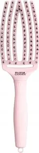 Hairbrush Olivia Garden Fingerbrush Pink Pastel — boar bristle, Medium