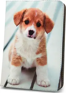 Tablet case TelForceOne Cute Puppy for tablets — protective folio cover, universal sleeve design