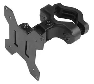 Monitor mount EFB Elektronik ICA-LCD-100BK, pole clamp for 13–30" (33–76.2 cm), max 10 kg, VESA 75x75–100x100, tilt 0–30°, black