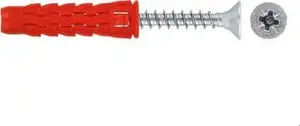 Wkręt-met universal plug 6x30/40 with countersunk screw, carton 100 pcs, model SFXP-06030040
