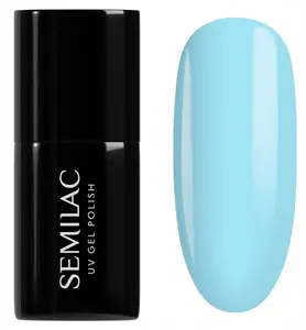 Лак для ногтей SEMILAC 974 Bubbly Blue, 7 мл