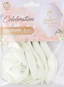 Balloons GoDan premium helium First Communion 33 cm, pack of 5