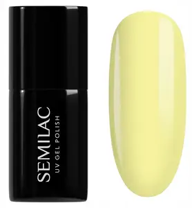 Nail polish SEMILAC 970 Limoncello 7 ml — SEMILAC lacquer, shade Limoncello, 7ml