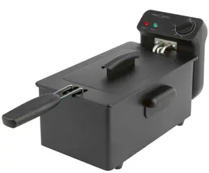 Friteze ProfiCook PC-FR 1325 — vienkārša 3 L, 2000 W, melna, ar rotācijas vadību