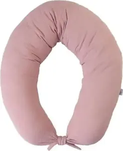 Pozicionējoša spilvens BabyMatex Moon Muslin garums 260 cm rozā