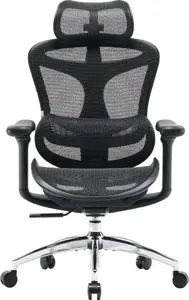 Spēļu krēsls anda seat DORO C300L Mesh Black — ergonomisks grozāms krēsls ar tīkla atzveltni