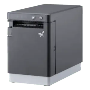 Etiķešu printeris STAR MICRONICS EUROP mC-Label2 — tiešā termopārnese, 300×300 DPI, 180 mm/s, 20–60 mm, Ethernet/Wi‑Fi/Bluetooth