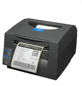 Etiķešu printeris CITIZEN SYSTEMS CL-S521II — tiešā termoprintēšana, 203×203 DPI, 150 mm/s, USB, 12.5–118 mm
