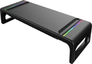 Laptop & Monitor Stand ANTEC CyberDeck RGB model 19.10.1752 — adjustable height, RGB lighting