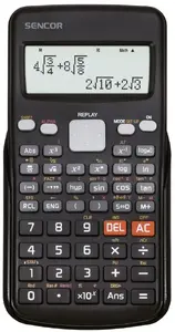 Scientific calculator SENCOR SEC190 with natural display, 251 functions, battery-powered (CR2032)