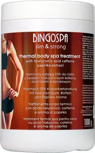 Body treatment mask BingoSpa thermal SPA with hyaluronic acid, caffeine and pepper aroma - slim&strong 310