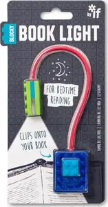 IF Blocky Book Light Blue book reading lamp, compact clip-on, model 396976